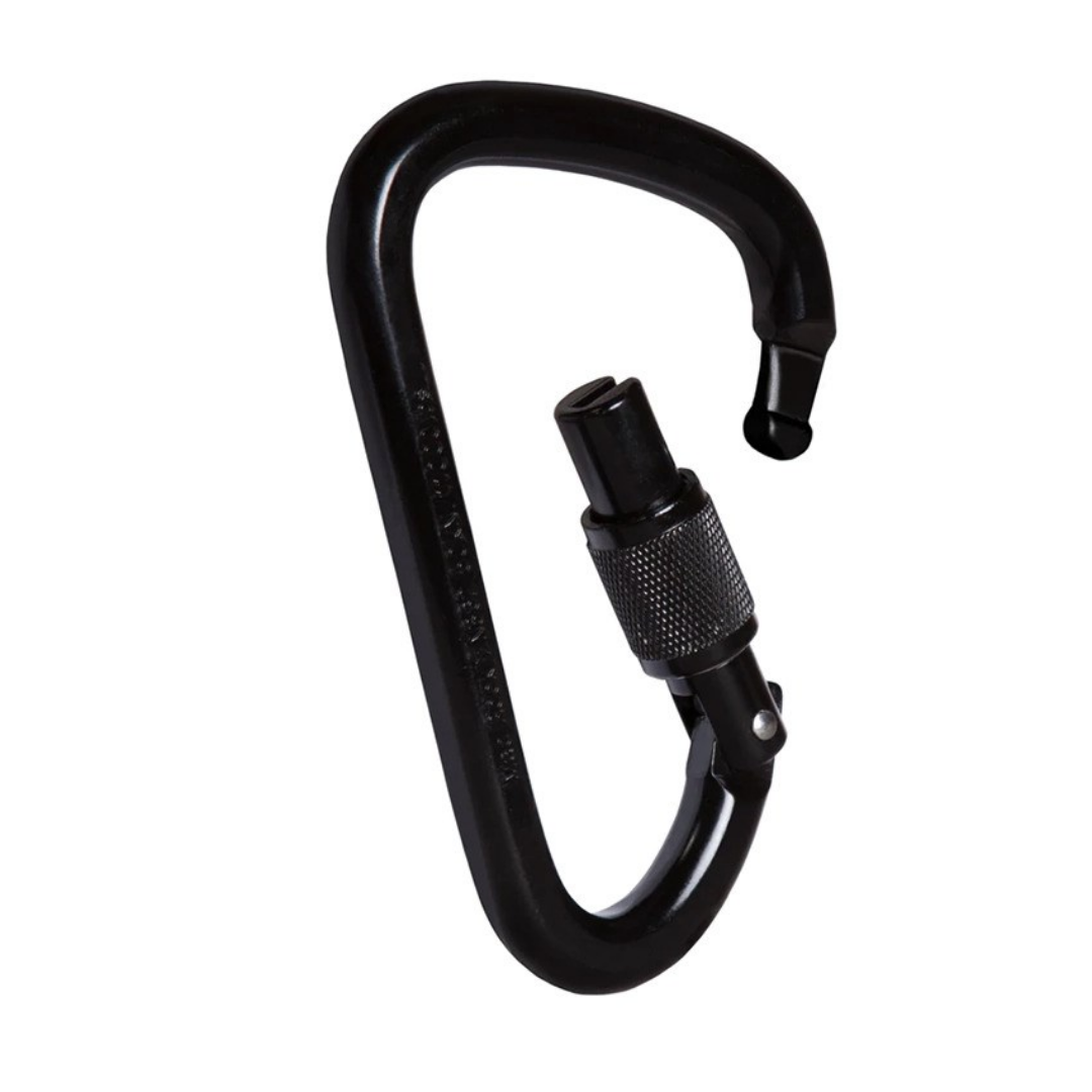 XL Steel Carabiner Screw Gate